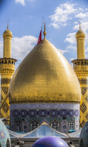 منائر وقبة ابي الفضل العباس (عليه السلام)