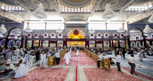 صحن الامام الحسين(عليه السلام))
