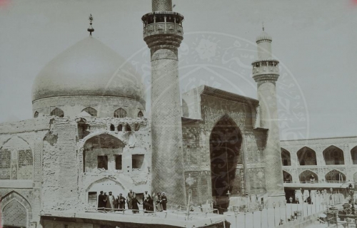 صورة قديمه لمرقد الامام علي (عليه السلام )