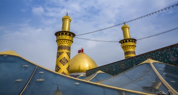 منائر  وقبة ابي الفضل العباس (عليه السلام)