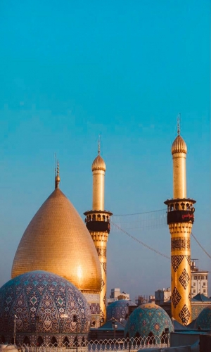 منائر  وقبة ابي الفضل العباس (عليه السلام)