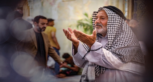 دعاء داخل الصحن الحسيني