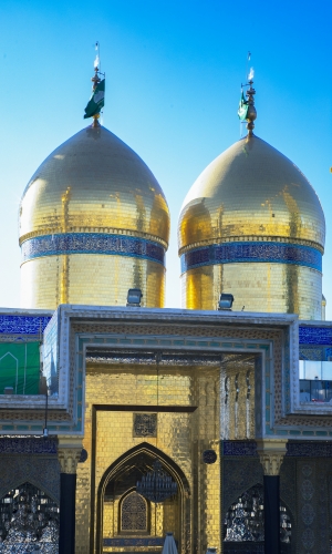 منائر  وقبة الامامين الكاظمين (عليهم السلام)