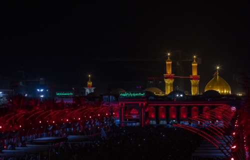 قبة حرم الإمام الحسين