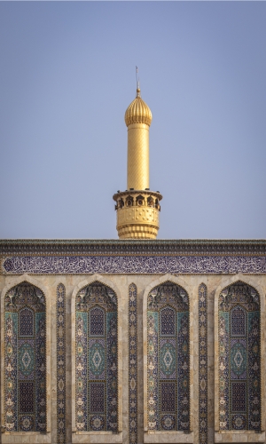 منارة حرم سيد الشهداء عليه السلام