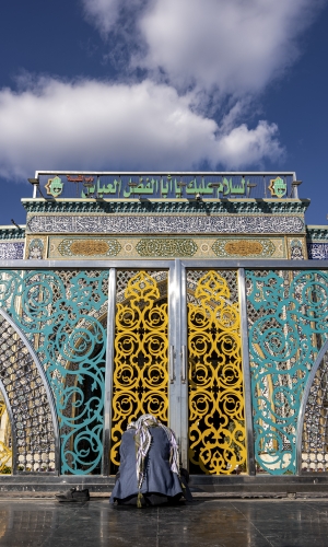 باب قبلة حرم أبي الفضل سلام الله عليه