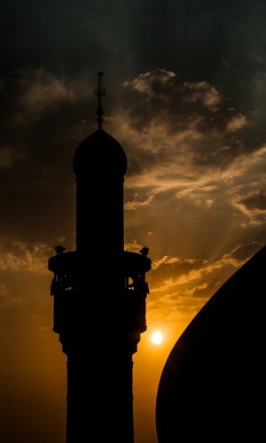 قبة حرم أمير المؤمنين علي عليه السلام