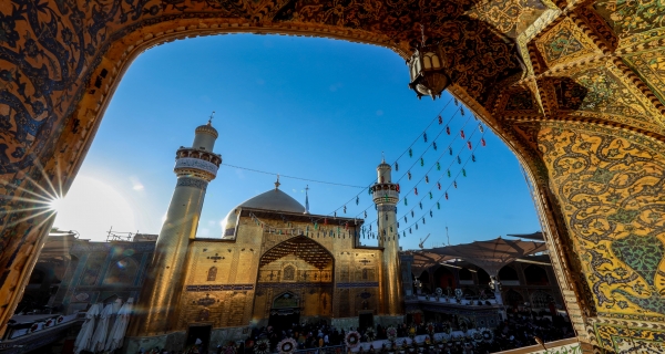 قبة حرم أمير المومنين عليه السلام