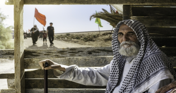 زيارة الأربعين_طريق المشاية