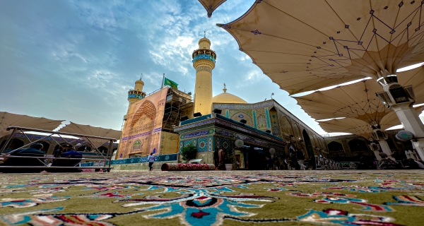 صحن الامام علي عليه السلام 