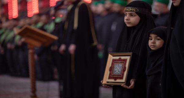 المراسيم العبادية في الصحن الحسيني الشريف