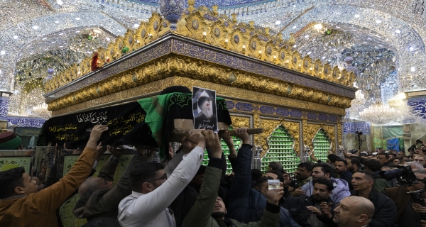 تشييع السيد هادي السيستاني رضوان الله عليه