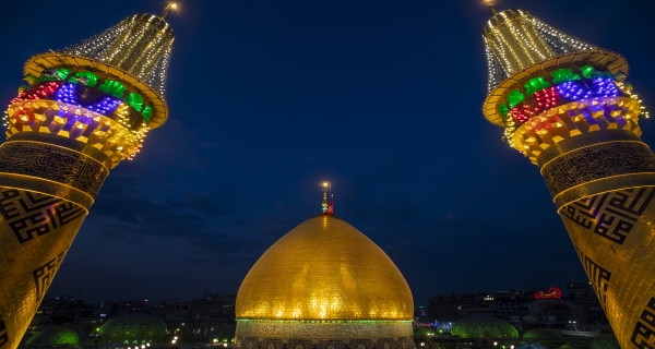 قبة ومنارة المولى أبي الفضل العباس عليه السلام 