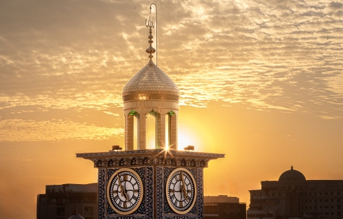 منارة صحن الامام الحسين عليه السلام 