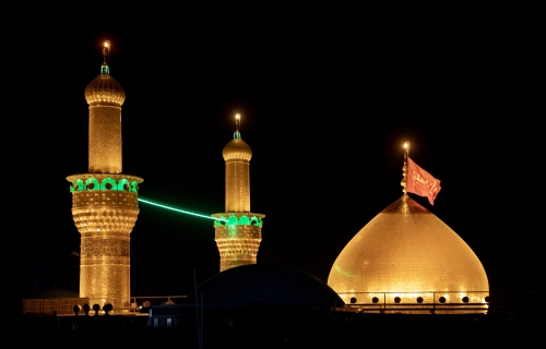  قبة ومنارة الإمام الحسين (عليه السلام)