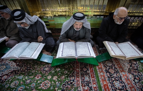 المحفل القرآني المبارك في العتبة الحسينية المقدسة