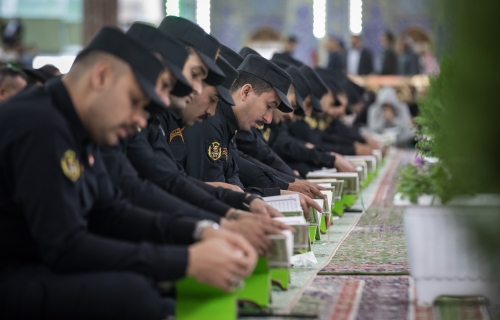 المحفل القرآني الرمضاني في الصحن الحسيني الشريف