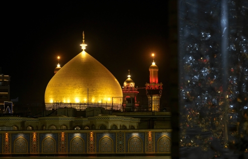  قبة ومنارة مرقد الامام علي (عليه السلام)