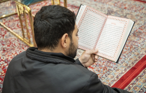 أجواء زيارة عاشورء في الصحن العباسي الشريف 