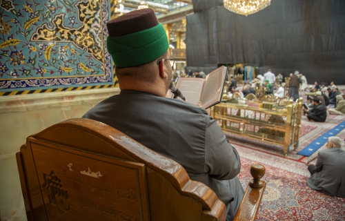  أجواء زيارة عاشورء في الصحن العباسي الشريف