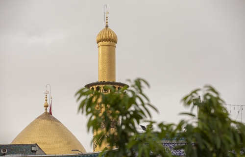 قبة ومنارة مرقد المولى أبي الفضل العباس (ع)