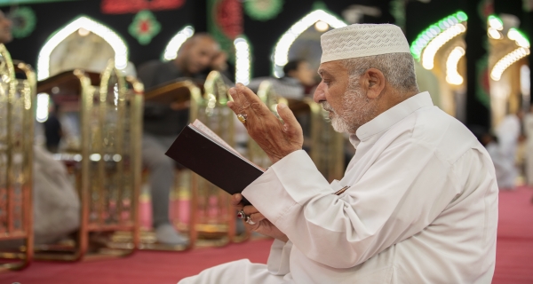 أجواء الزيارة في صحن الحسيني الشريف