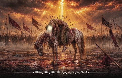 12- السلام على شبيه رسول الله خَلقًا وخُلُقًا ومنطقًا
