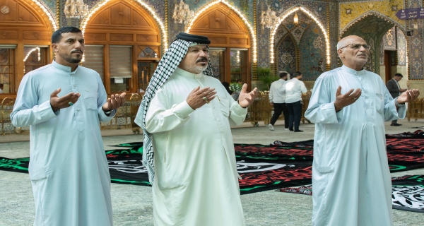 الأجواء الإيمانية في الصحن العباس شريف